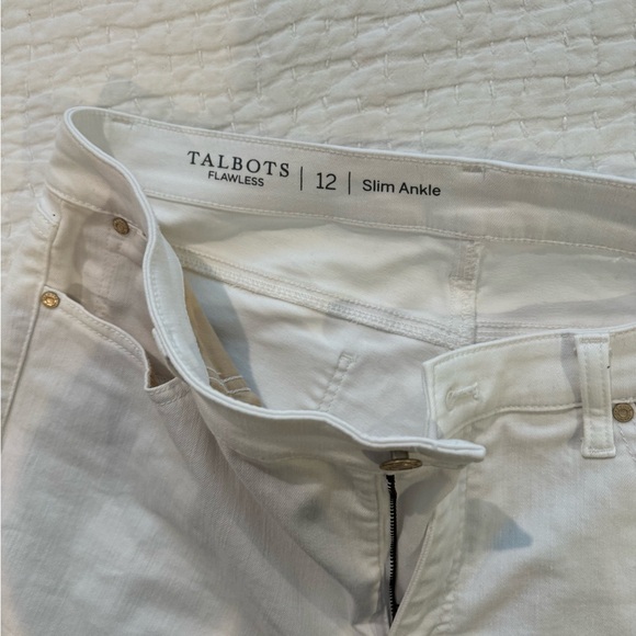 Talbots slim ankle stretch Jean size 12 - Picture 3 of 4